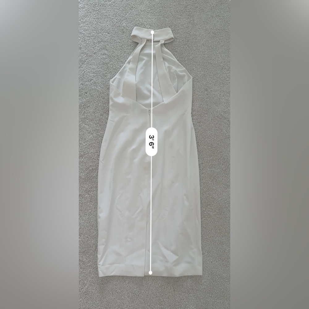 Jay Godfrey Soori Dress in Light Ivory - Picture 9 of 12